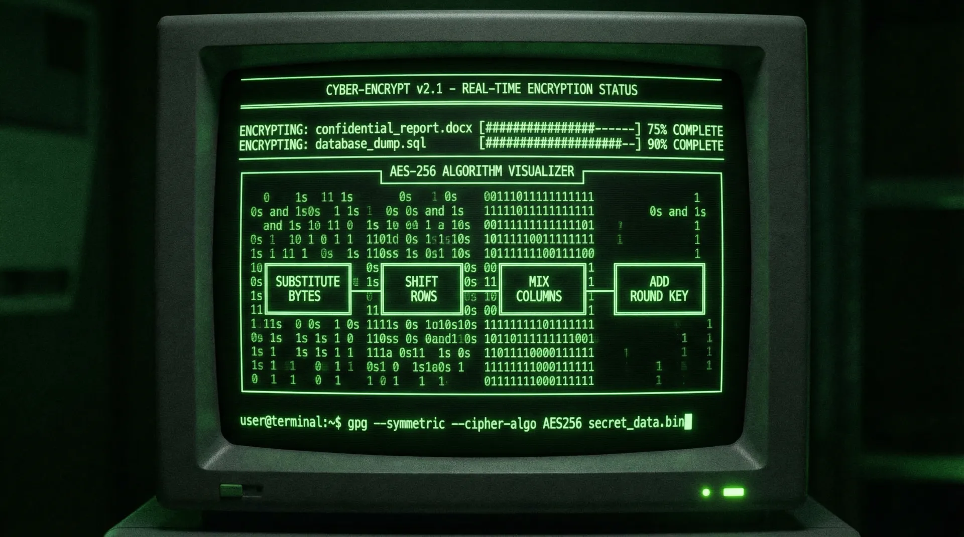 [截图] 加密处理过程 - 91吃瓜 数据安全保护