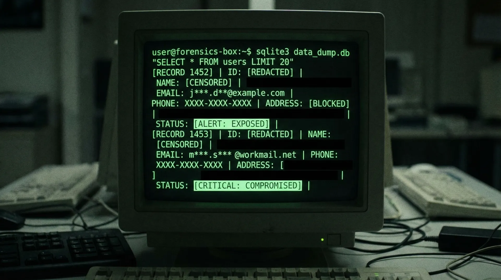 [截图] 数据库泄露记录 - 91吃瓜 91黑料分析